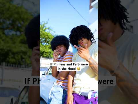 If Phineas and Ferb were in the Hood‼️🤣 #disney #musicvideo #comedyshorts