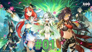 #01【本日よりver6.7‼】ついに原神配信スタート！今年も後半（下半期）なので、原神もストーリー後半に入りたい。笑　第3章 スメール編【原神】実況プレイ