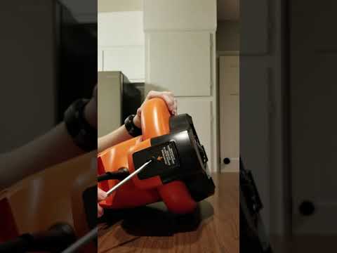How to remove exhaust fan cover FAST | Black + Decker BV6000 | Leaf Blower Vacuum
