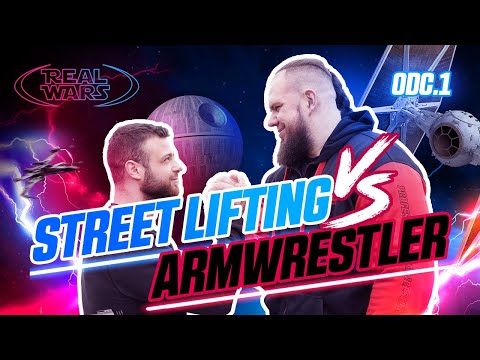 DAWID VS GOLIAT | Real Wars odc. 1 ARMWRESTLER VS STREET LIFTING