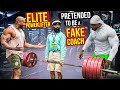 Elite Powerlifter Pretended to be a FAKE TRAINER #1 | Anatoly Aesthetics in Public
