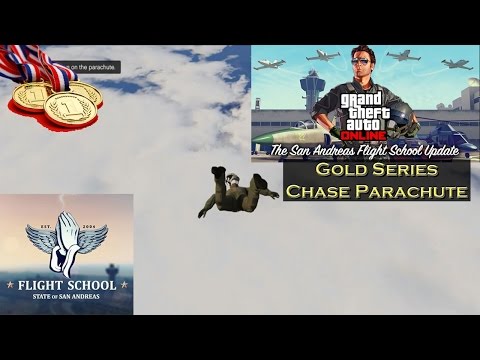 GTA Online: San Andreas Flight School: Gold Series Chase Parachute (Gold Medal Tutorial)