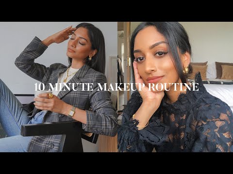 MY 10 MINUTE, GLOWY EVERYDAY MAKEUP ROUTINE | TUTORIAL