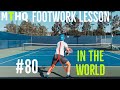 How To Improve Your TENNIS FOOTWORK Footwork Patterns From Top 100 Marcos Giron