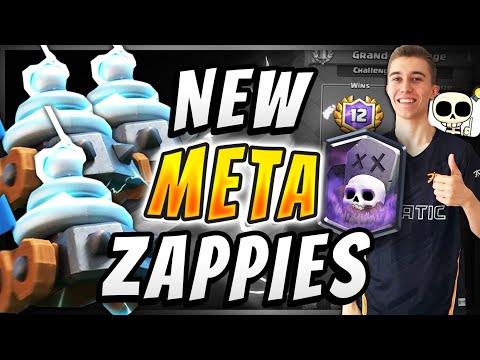 NEW ZAPPIES GRAVEYARD DECK DOMINATES! — Clash Royale