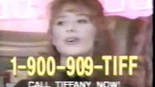 Tiffany's fan hotline. Best line in the ad is when Tiffany manipulatively says, "you're my friend, so call me."
