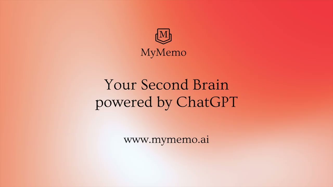 MyMemo AI demo video