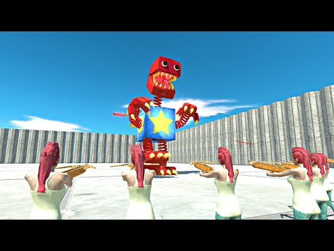 20x Crossbow Aneko vs Giant Creppy Monsters - Animal Revolt Battle Simulator