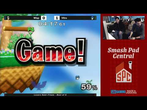 SPC 141 - Losers Semi -Finals - Wisp (Falcon) vs Vitro (Marth)