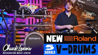 Video thumbnail for New Roland V-Drums 5 Series | First Look at the TD516 by Chuck Levin's Washington Music Center