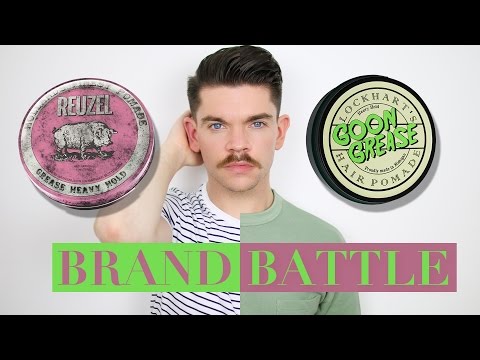 Reuzel Pink Pomade vs. Lockhart's Goon Grease Pomade |...