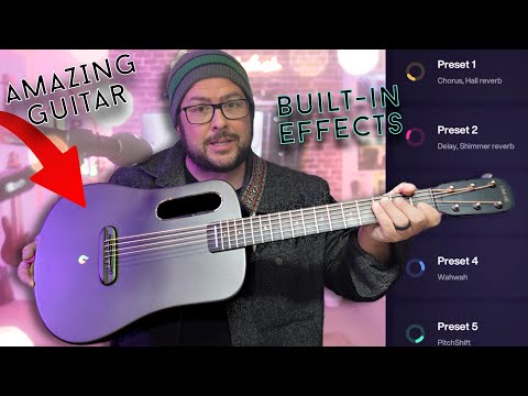 Lava Me Air Carbon Fiber Very Thin Smart Guitar with Built in Effects... sounds great!