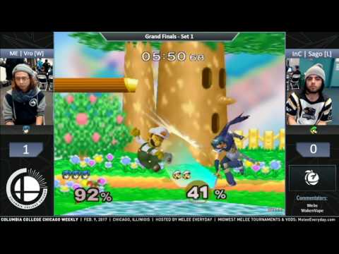 CCC Weekly [2/9/17] - ME | Vro (Marth) vs. InC | Sago (Green Marth) - SSBM - Grand Finals