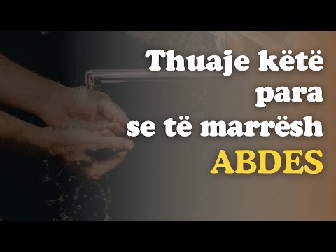 Dhikri para abdesit - #mburojaemuslimanit #lutje #dhikër #pranvo