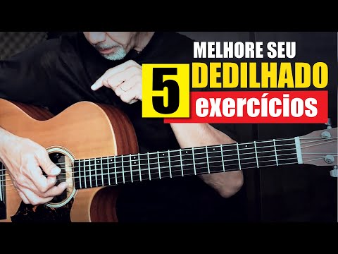 MELHORE SEU DEDILHADO - 5 exercícios - Aula de violão