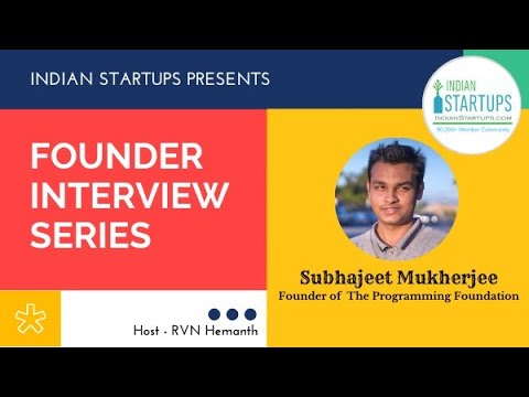 Indian Startups Founder Interview Series - Interview with Subhajeet Mukherjee