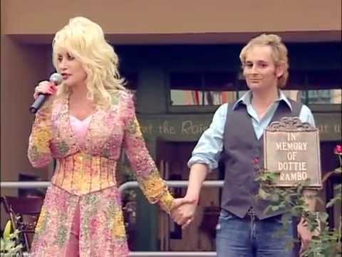 Dolly Parton Rose Ceremony for Dottie Rambo (with Larry Ferguson Dottie's manager) at Dollywood