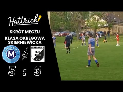 Manchatan Nowy Kawęczyn - Widok Skierniewice - Klasa Okręgowa - 23 kolejka - skrót meczu