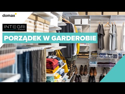Elegancka garderoba z systemem INTEGRI