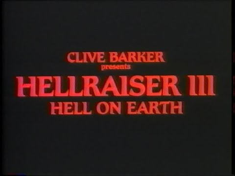Hellraiser III : Hell On Earth 1993 - Paramount Trailer
