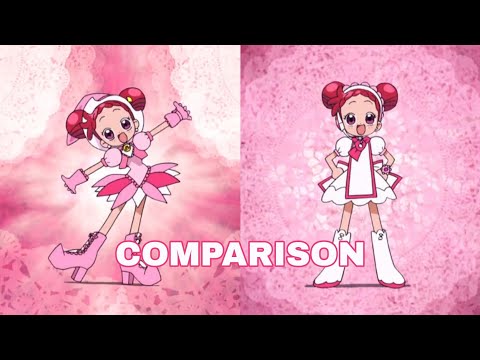 Motto! Ojamajo Doremi - Transformations Comparison