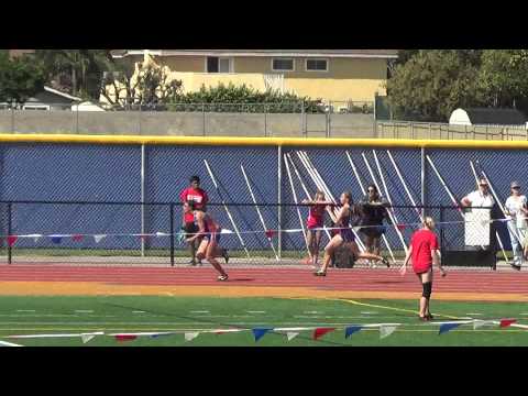 VarG 4x100 vs Edison 4-9-14 - Los Alamitos Girls