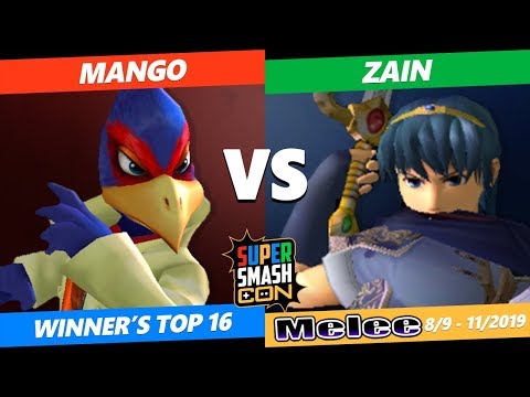 SSC 2019 SSBM - C9 Mango (Falco) VS PG Zain (Marth) Smash Melee Winner's Top 16