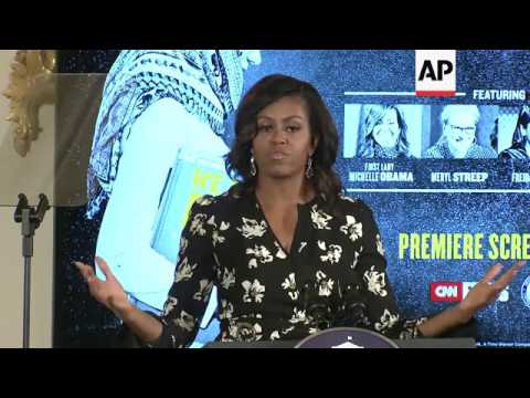 First Lady Shows Film Empowering Girls Education
