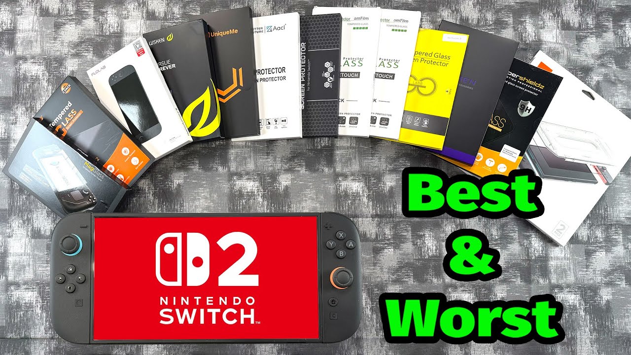 I Reviewed 13 Switch 2 Screen Protectors & Found the BEST & WORST ONES!