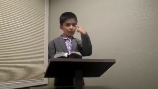 Liam's 2nd Bible reading (Study #2 Words Clearly Spoken)