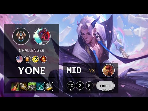 Yone Mid vs Annie - NA Challenger Patch 10.16