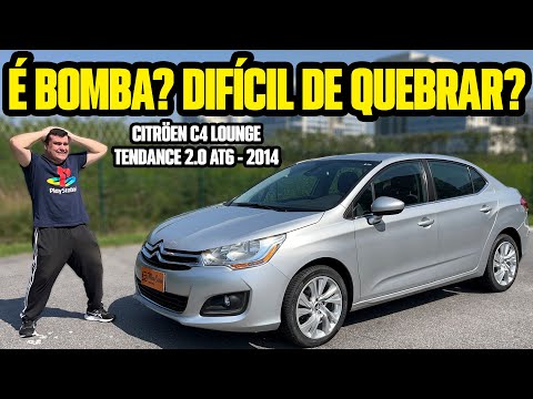 CITROEN C4 LOUNGE 2.0 - EXCELENTE SEDAN MUITO CONFORTÁVEL e BARATO DE MANTER! (Avaliação)