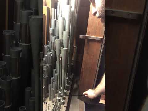 Tuning the pipe organ