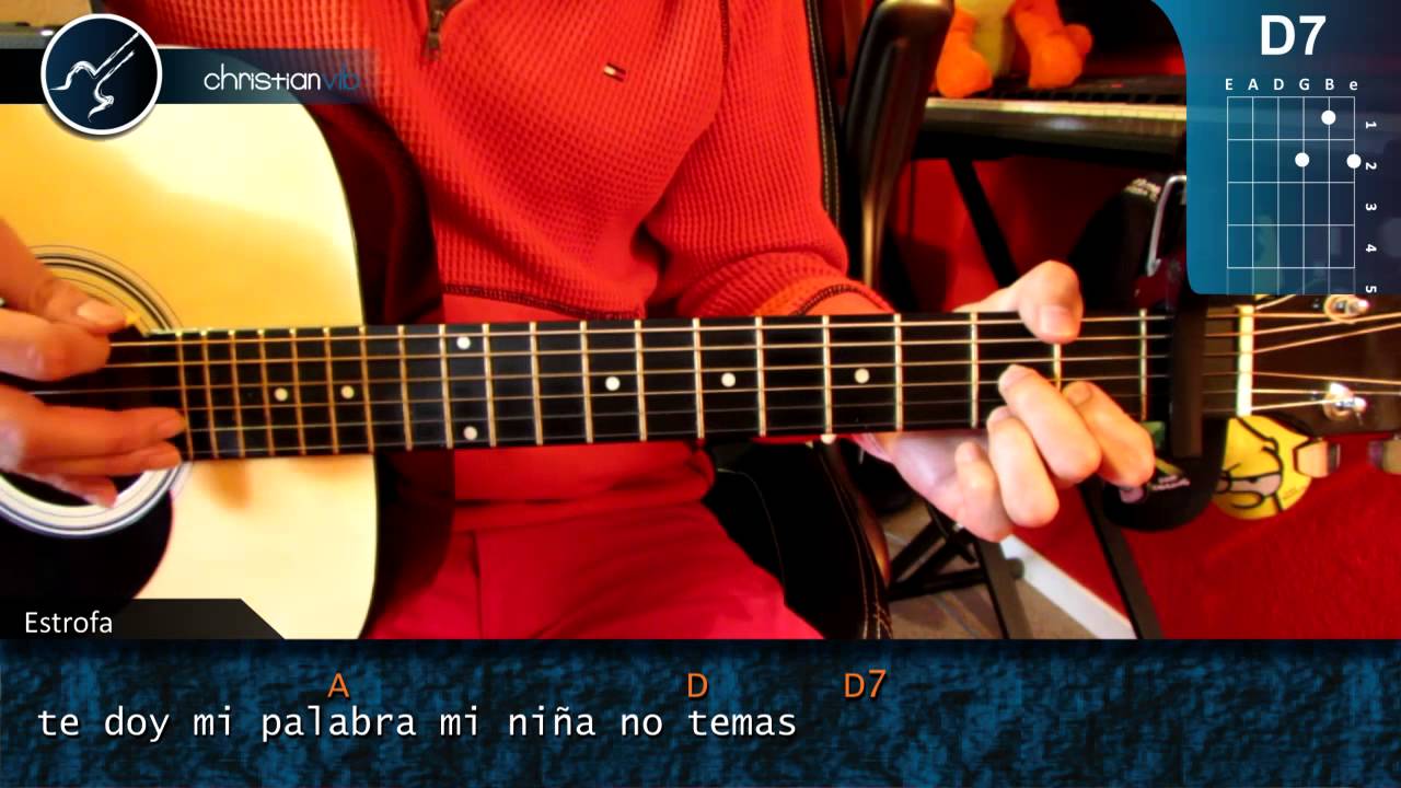 Cómo tocar El Ruido de tus Zapatos de La Arrolladora Banda El Limón en Guitarra (HD) Christianvib
