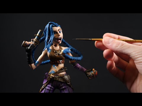 Sculpting JINX from ARCANE League of Legends