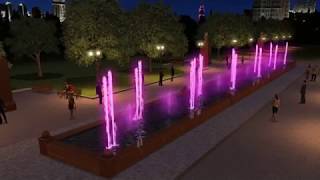 Фонтан Крылья Советов