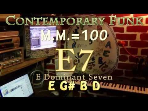 E7 - Dominant Seven - One Chord JamTrack - Contemporary Funk M.M. = 100