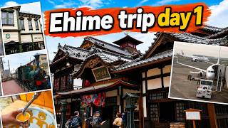 Matsuyama&DogoOnsen,Ehime Japan travel Vlog/JAL Haneda to Matsuyama/Day 1✈️🍊松山道後温泉 羽田からJALで松山/旅行Vlog