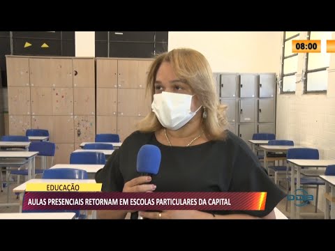 Aulas presenciais retornam na rede privada de Teresina 03 08 2021