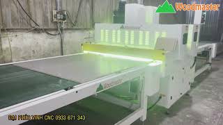 Dây chuyền cán mặt bóng cho ván Plywood bằng sơn UV
