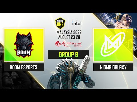 Dota2 - BOOM Esports vs Nigma Galaxy - Game 1 - ESL One - Malaysia 2022 - Group B