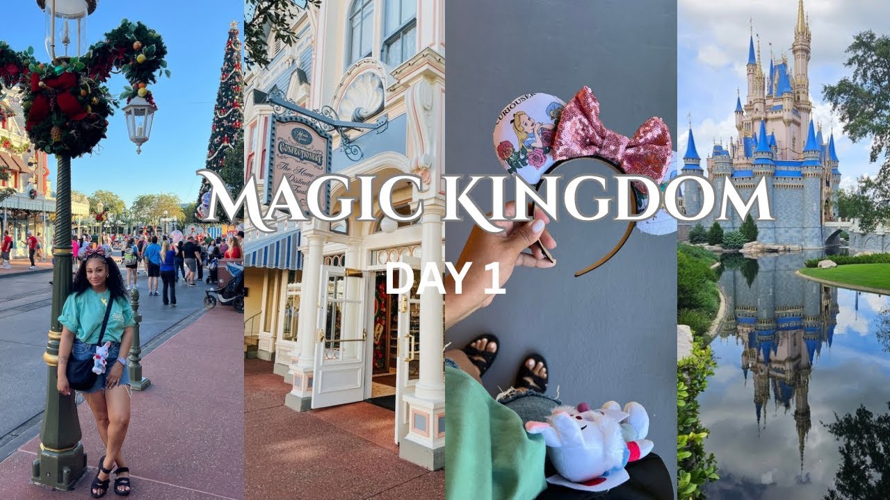 Walt Disney World Vlog Day 1 | Magic Kingdom, Tiana’s Bayou, Haunted Mansion, TRON & Flying Fish 