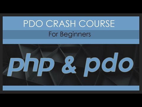 PDO Crash Course (PHP)