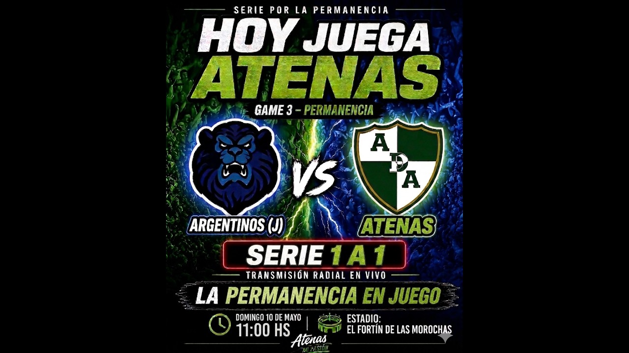 Argentinos (J) vs Atenas de Cba – Liga Nacional de Básquet EN VIVO y Highlights