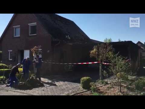 Einfamilienhaus nach Brand unbewohnbar