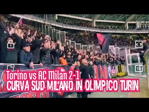 Curva Sud Milano Away, Torino vs AC Milan 2-1, Serie A 30/10/22