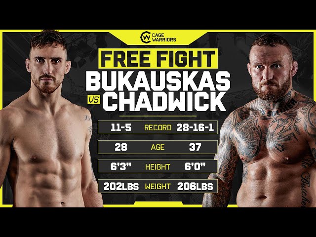 Modestas Bukauskas vs. Lee Chadwick – Cage Warriors Classic Before UFC Paris MMAtown blog post image: Modestas Bukauskas vs. Lee Chadwick – Cage Warriors Classic Before UFC Paris