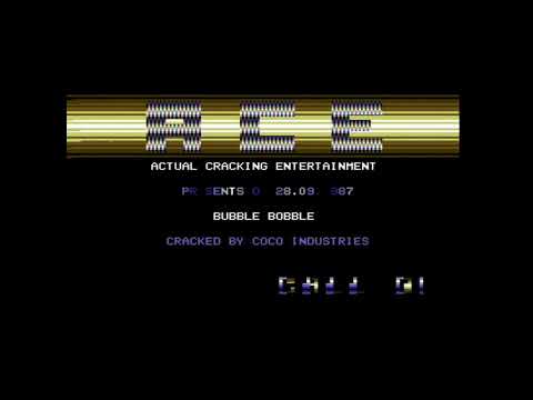 Actual Cracking Entertainment intro - Bubble Bobble C64