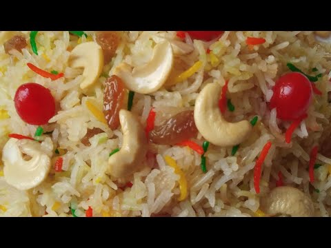 HOW TO MAKE SWEET ZARZA