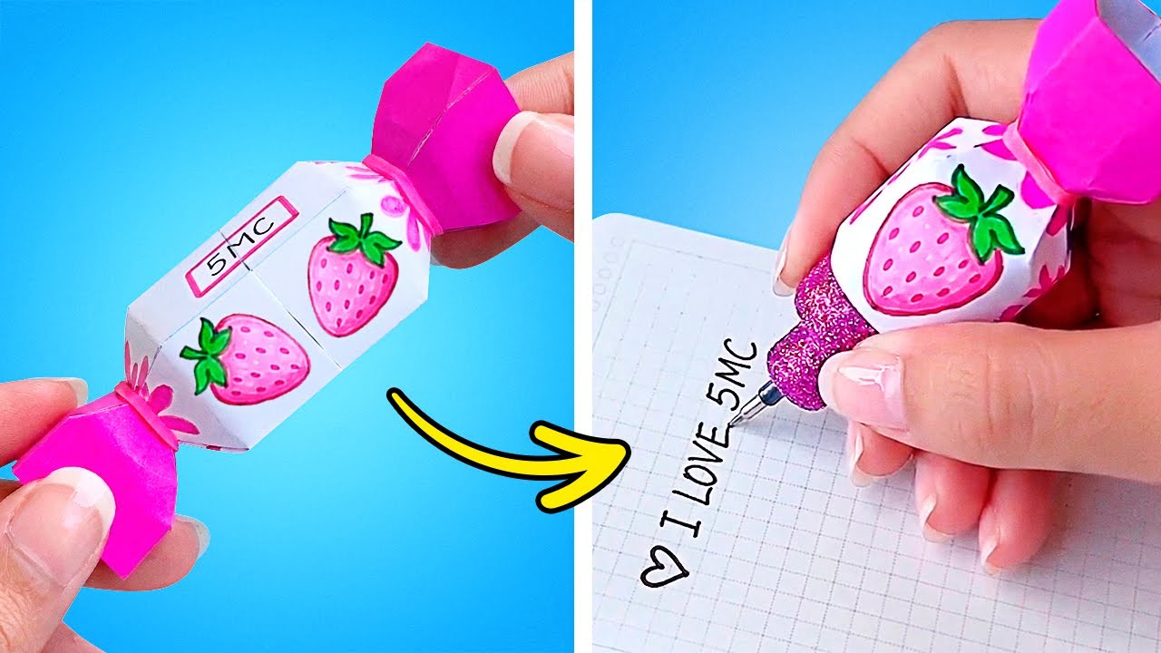 TOO CUTE TO BE REAL! 😍 Mini Paper Crafts for School & More